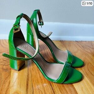 Tory Burch Green Strappy Women's Heels